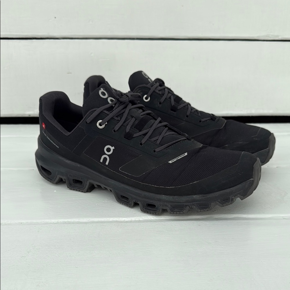 On Running Black Athletic Shoes